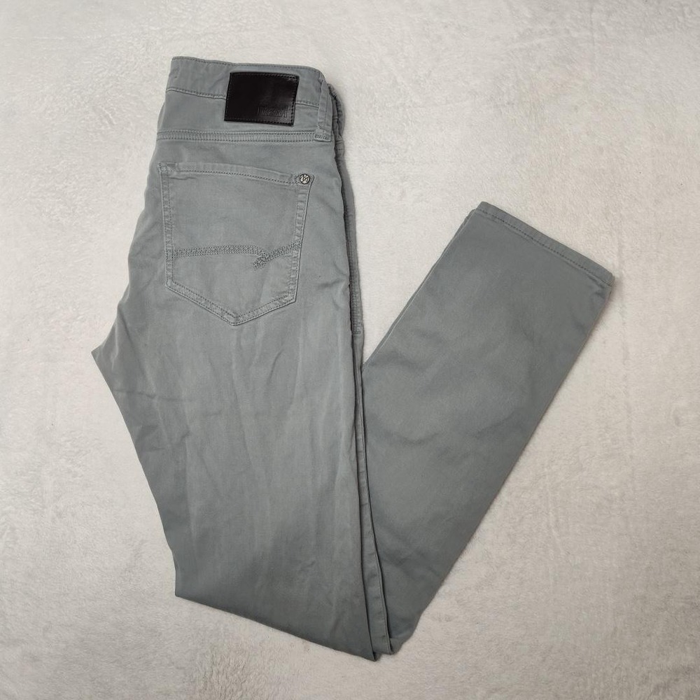 Mavi Jeans Mens 30x32 Gray Slim Jake Stretch Light Wash Denim Pockets Work Pants